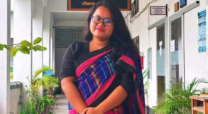 পূজার দাওয়াত খেয়ে ফেরার পথে দুর্ঘটনা, বাঁচানো গেল না রাবি শিক্ষার্থী চেসি ত্রিপুরাকে